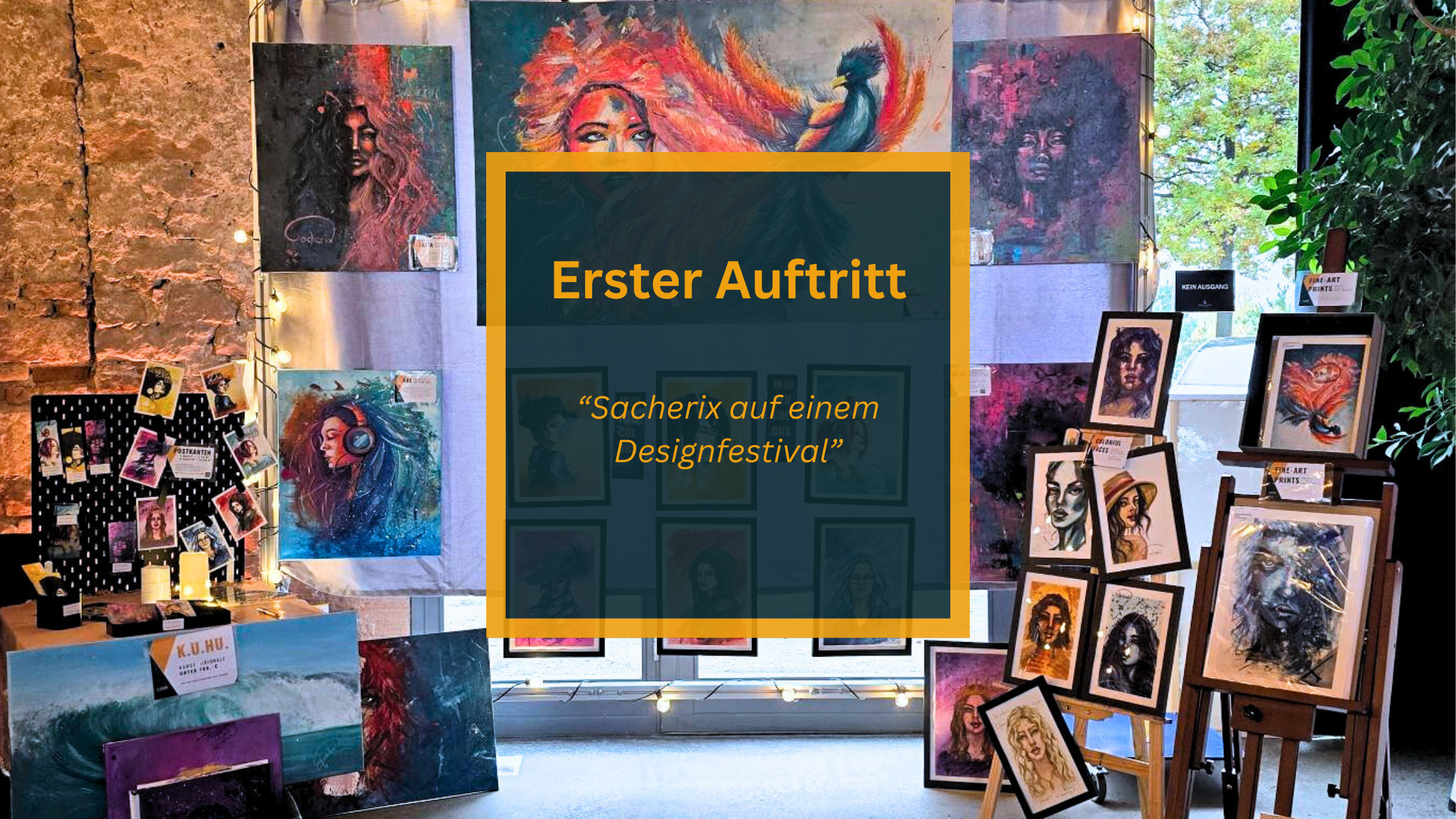 Sacherix auf dem Designfestival - Mein erster Messeauftritt