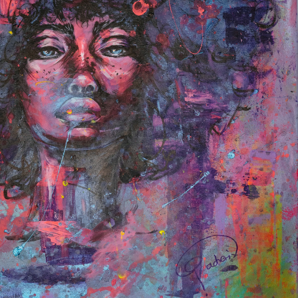 MAYA | Original - Acryl - 70 x 60 cm (H x B)