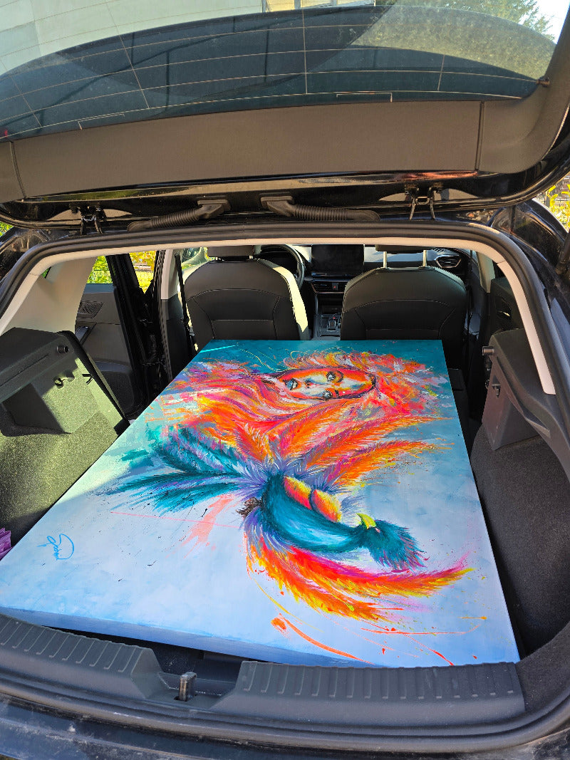 Sacherix-Auftrag-Leinwand-Klein-Acryl-Wasserfarben