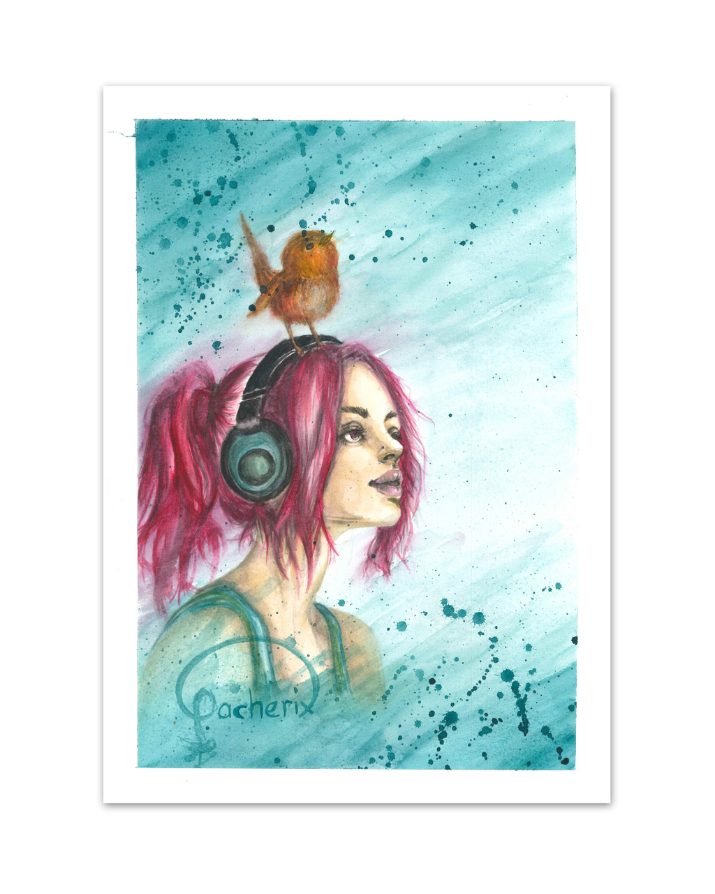 LENI | Original - Aquarell - 42 x 29,7 cm (DIN A3)