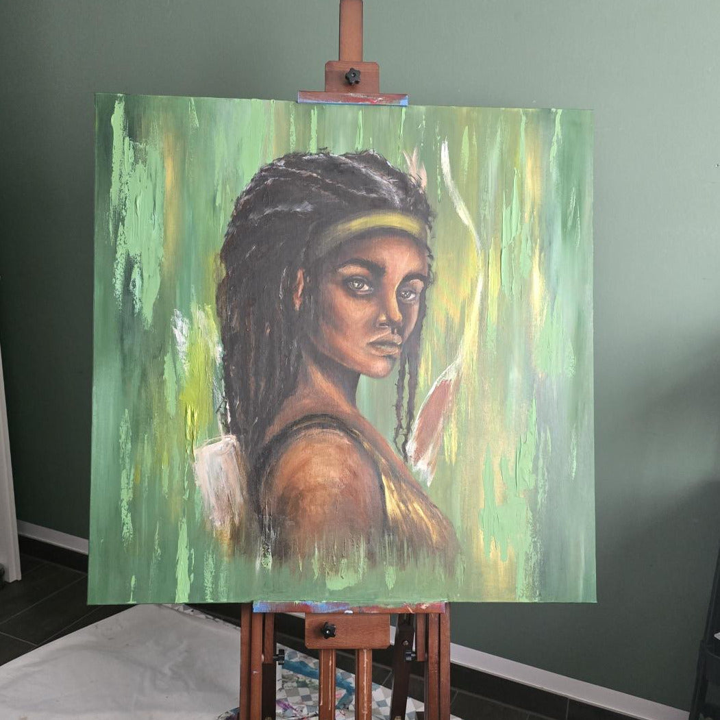 Sacherix_Female Warrior_ARMA_Acrylkunst